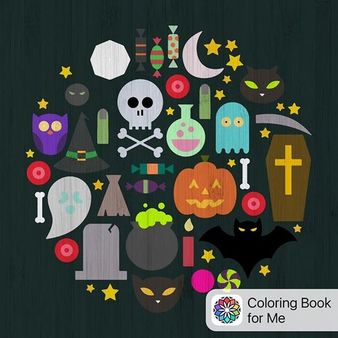 Halloween app-coloring I made ^^